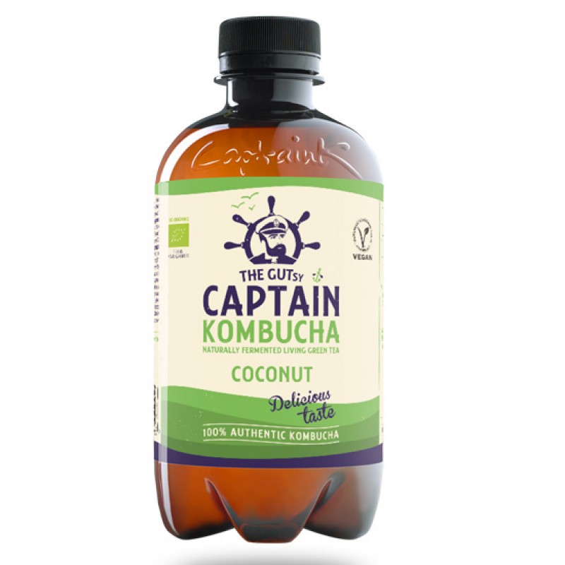 Captain kombucha Κομπούχα 'Καρύδα' (400ml) Τρόφιμα